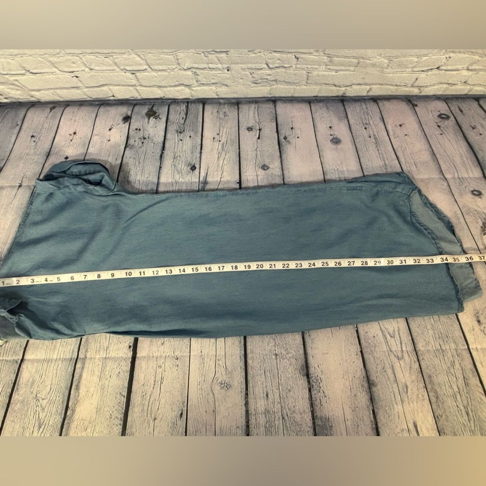 Thread + Supply Chambray Cap Sleeve Minimalist We… - image 8